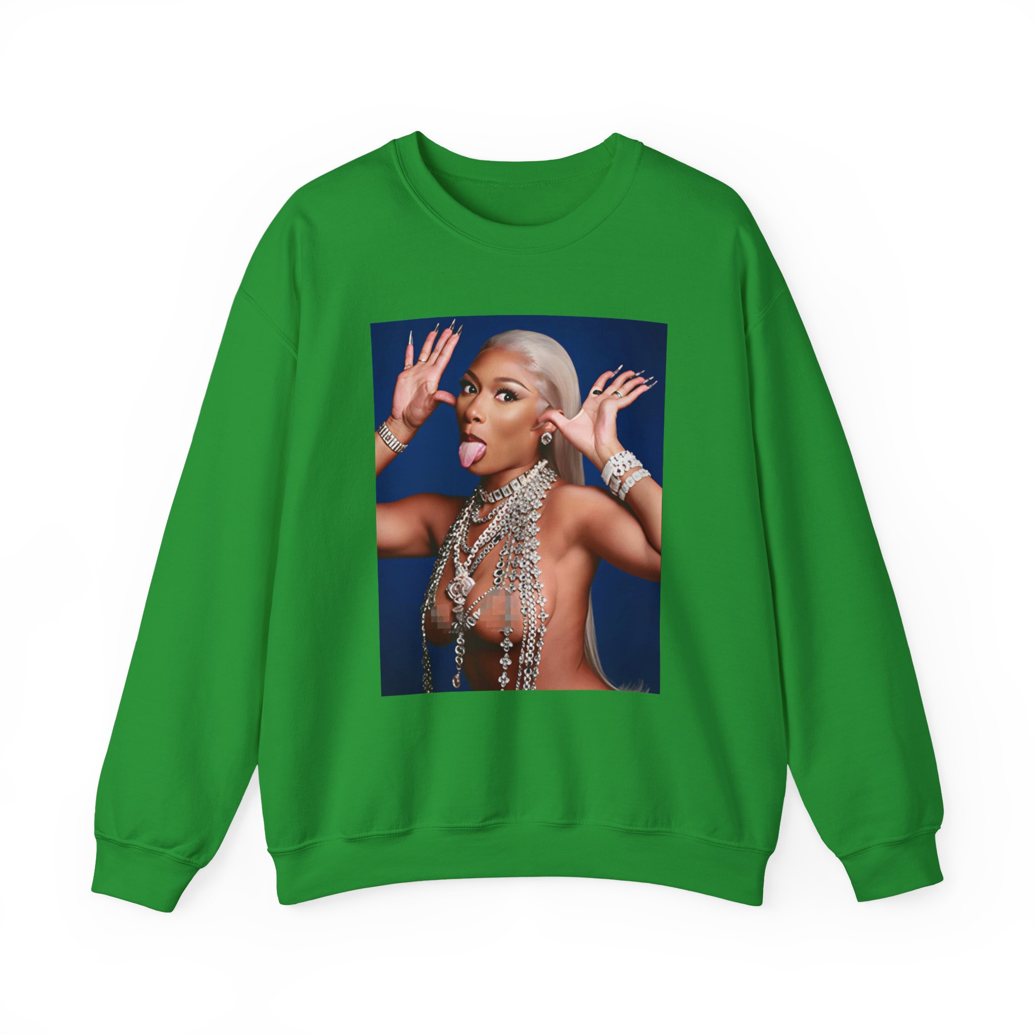 Megan Thee Stallion Hiss Tina Snow Unisex Heavy Blend™ Crewneck Sweatshirt - Image 13