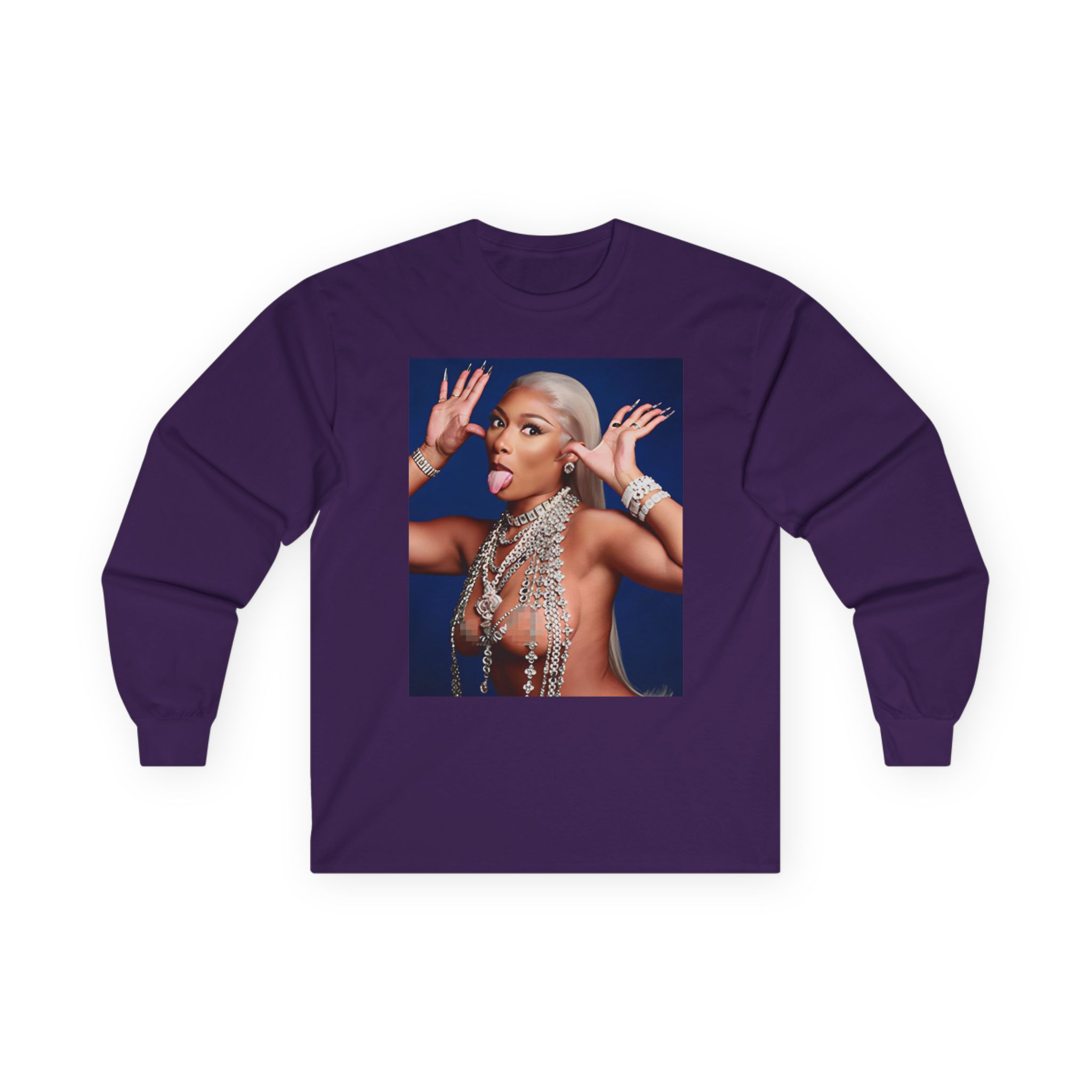 Megan Thee Stallion Hiss Tina Snow Unisex Ultra Cotton Long Sleeve Tee - Image 13