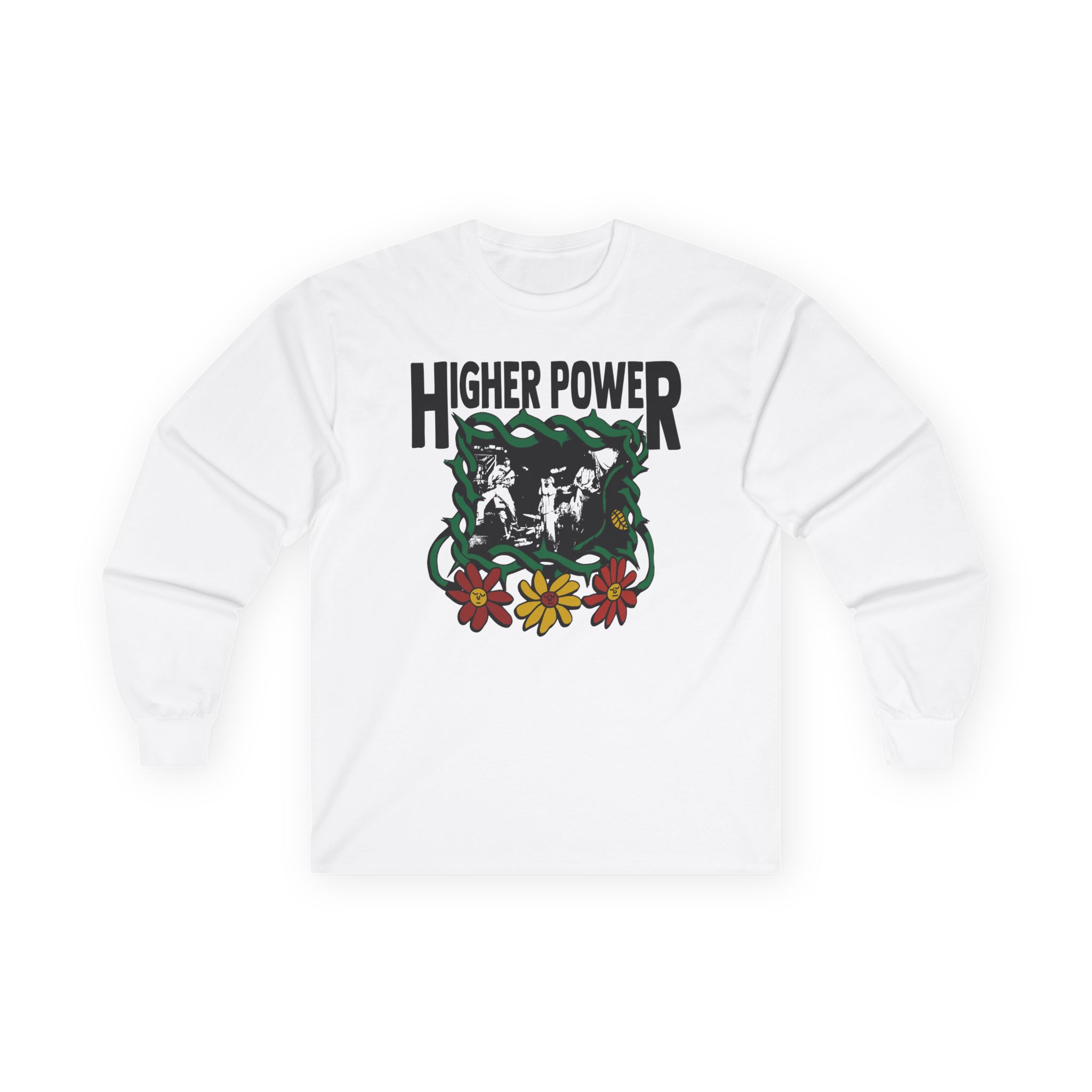 Higher Power Flowers Unisex Ultra Cotton Long Sleeve Tee