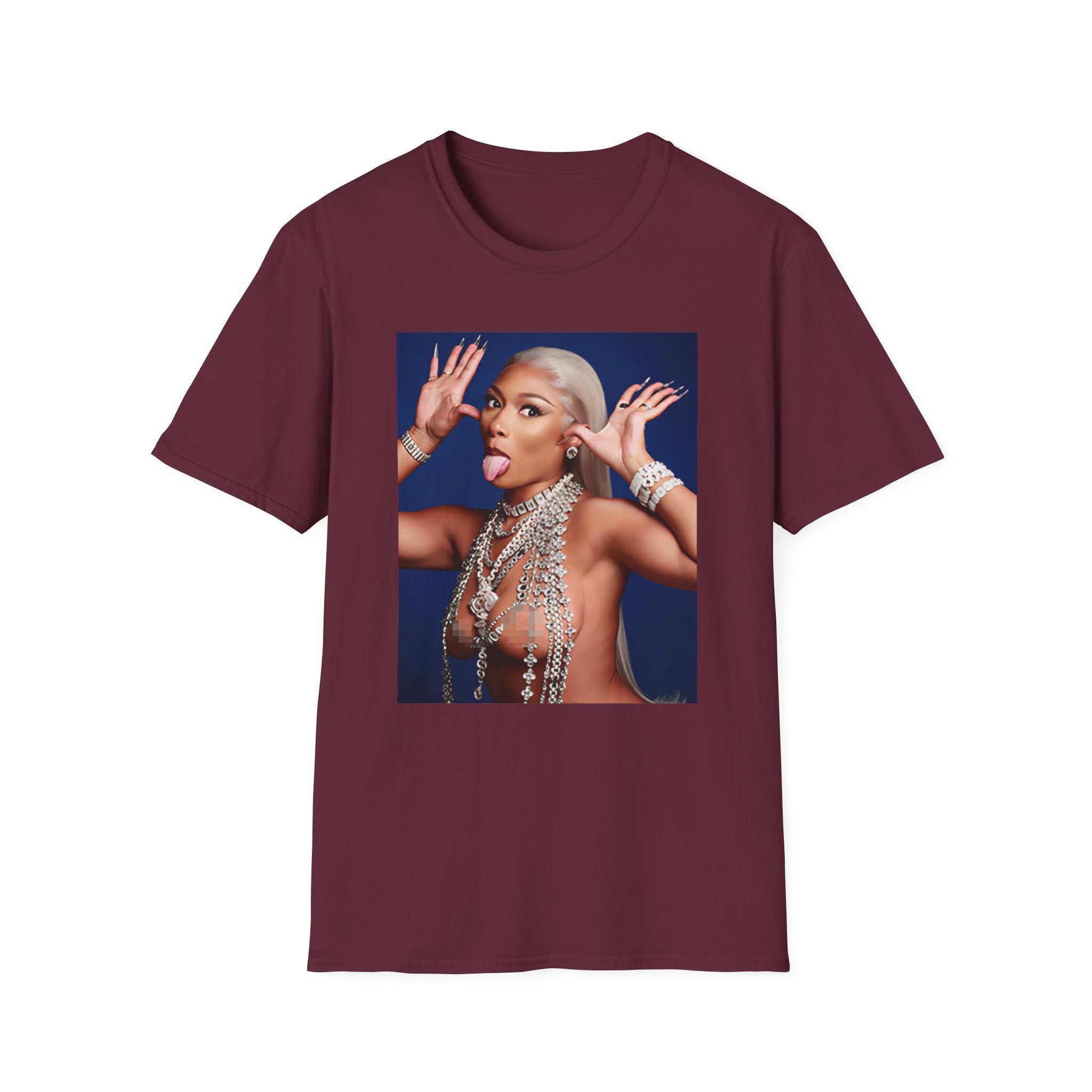 Megan Thee Stallion Hiss Tina Snow Unisex Softstyle T-Shirt - Image 5