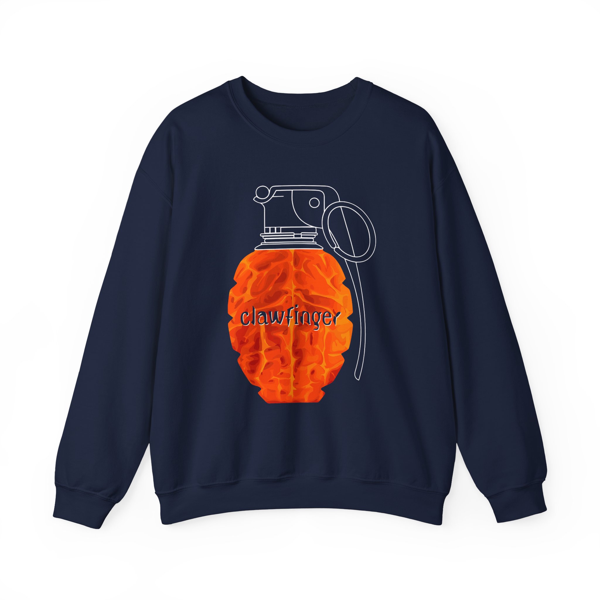 Clawfinger Use Your Brain Unisex Heavy Blend™ Crewneck Sweatshirt - Image 11