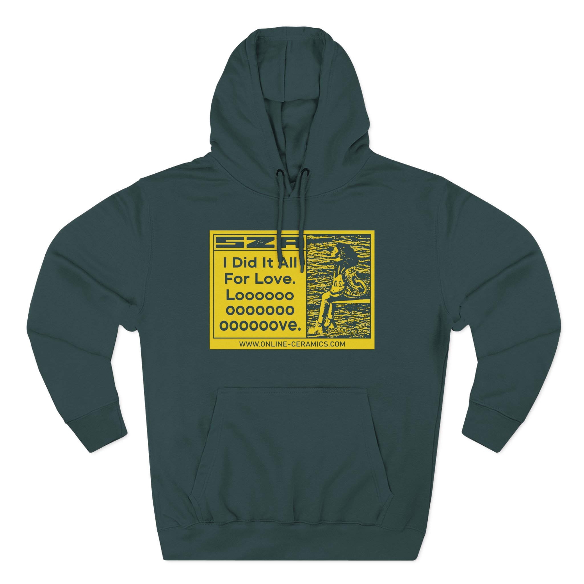 Sza I Did It All for Love North America Tour Three-Panel Fleece Hoodie - Image 7