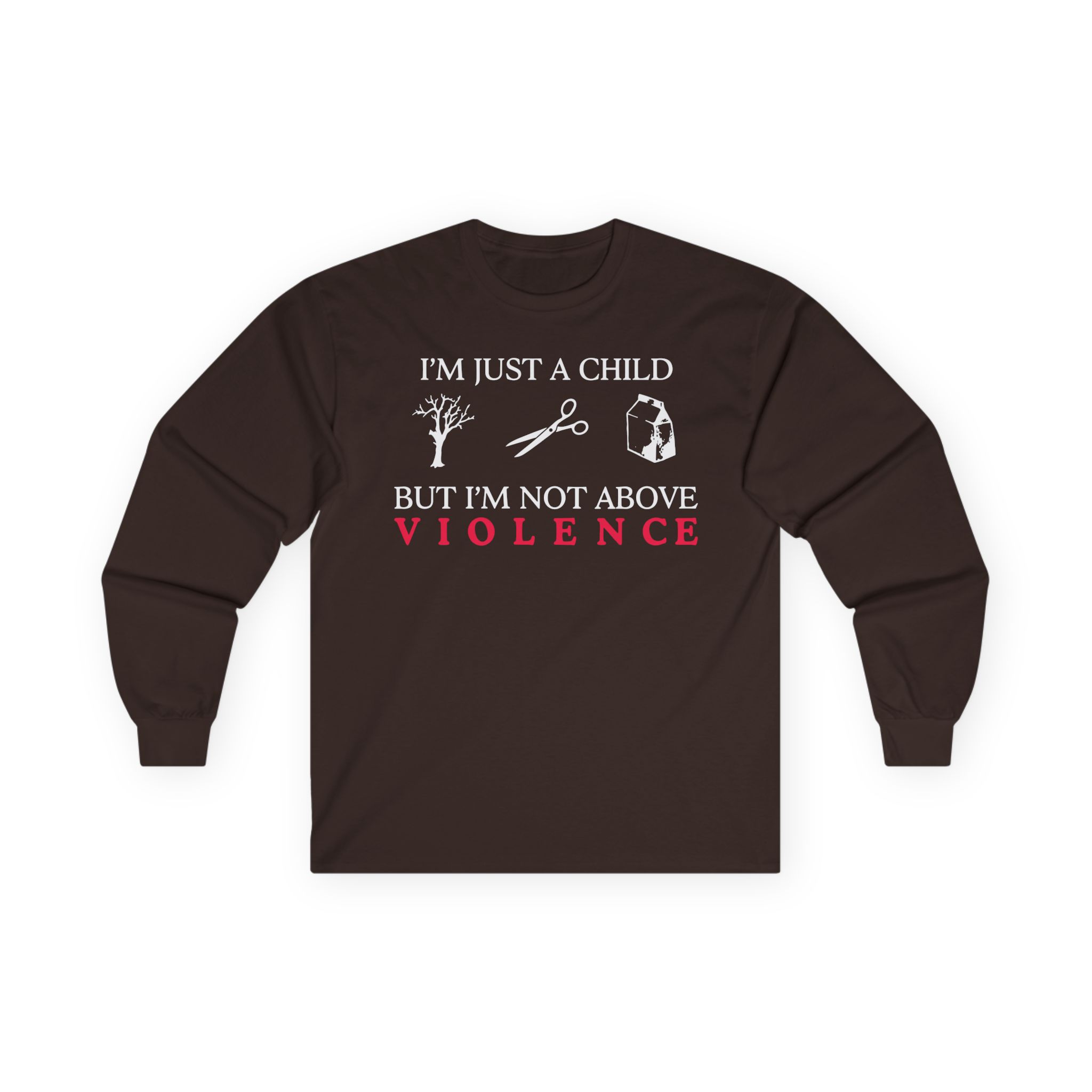 Ethel Cain Not Above Violence Unisex Ultra Cotton Long Sleeve Tee - Image 3