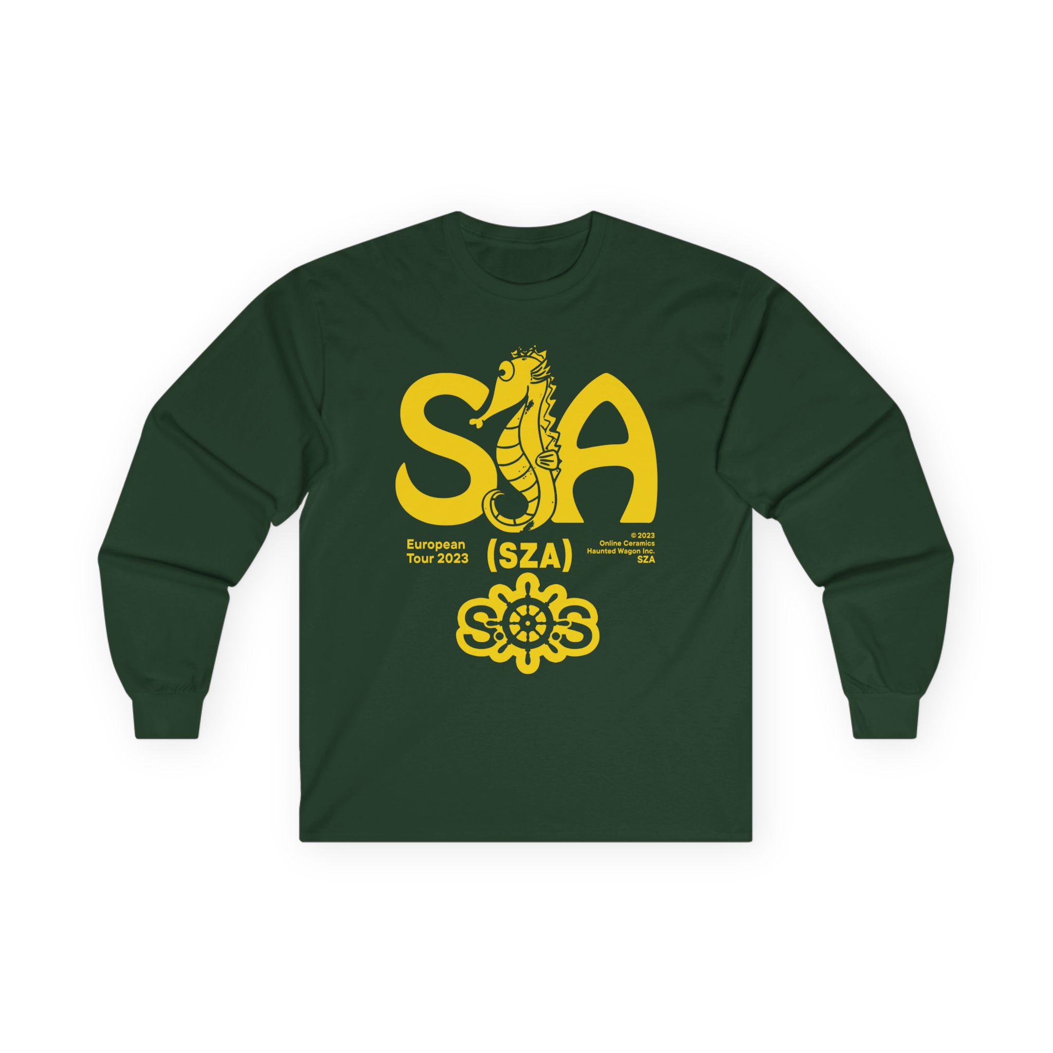 Sza Seahouse Tour Unisex Ultra Cotton Long Sleeve Tee - Image 7