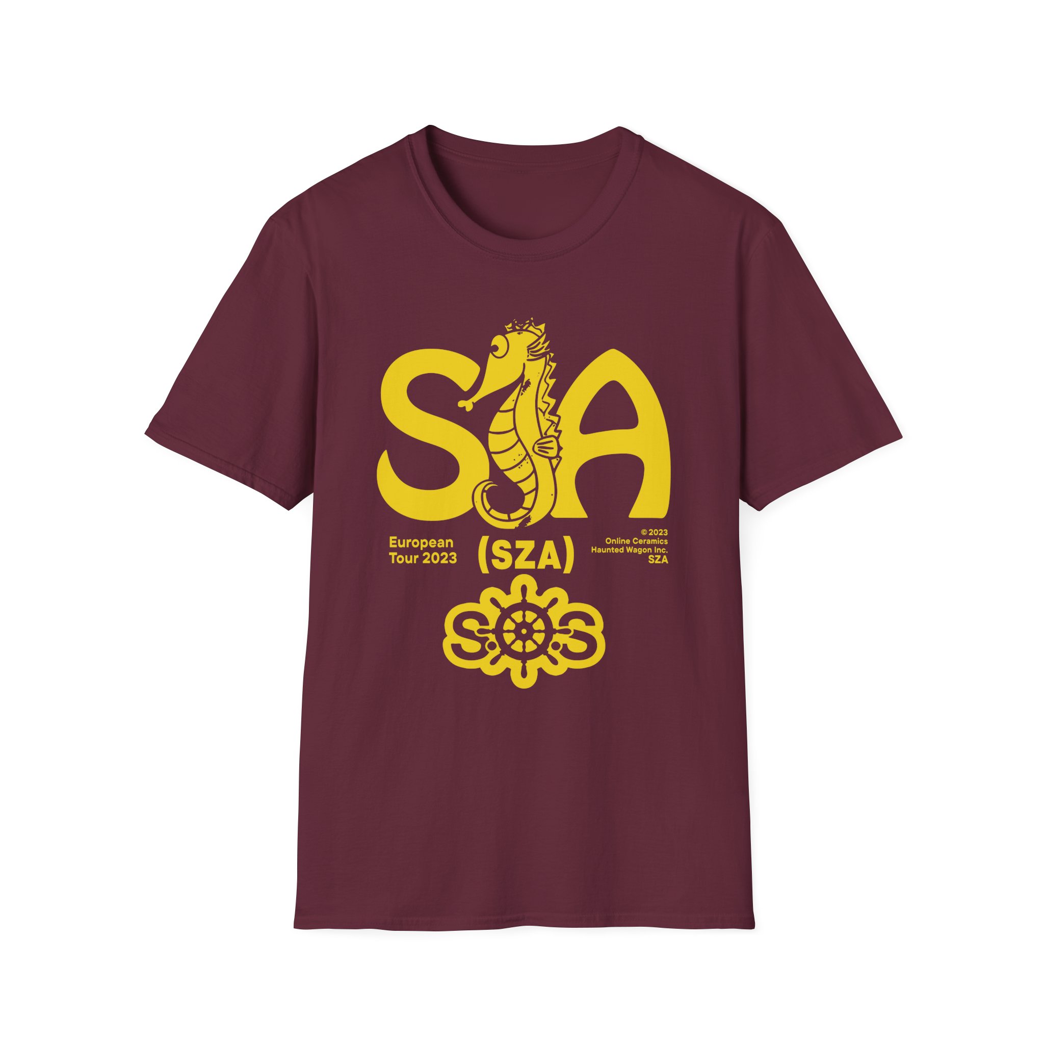 Sza Seahouse Tour Unisex Softstyle T-Shirt - Image 3