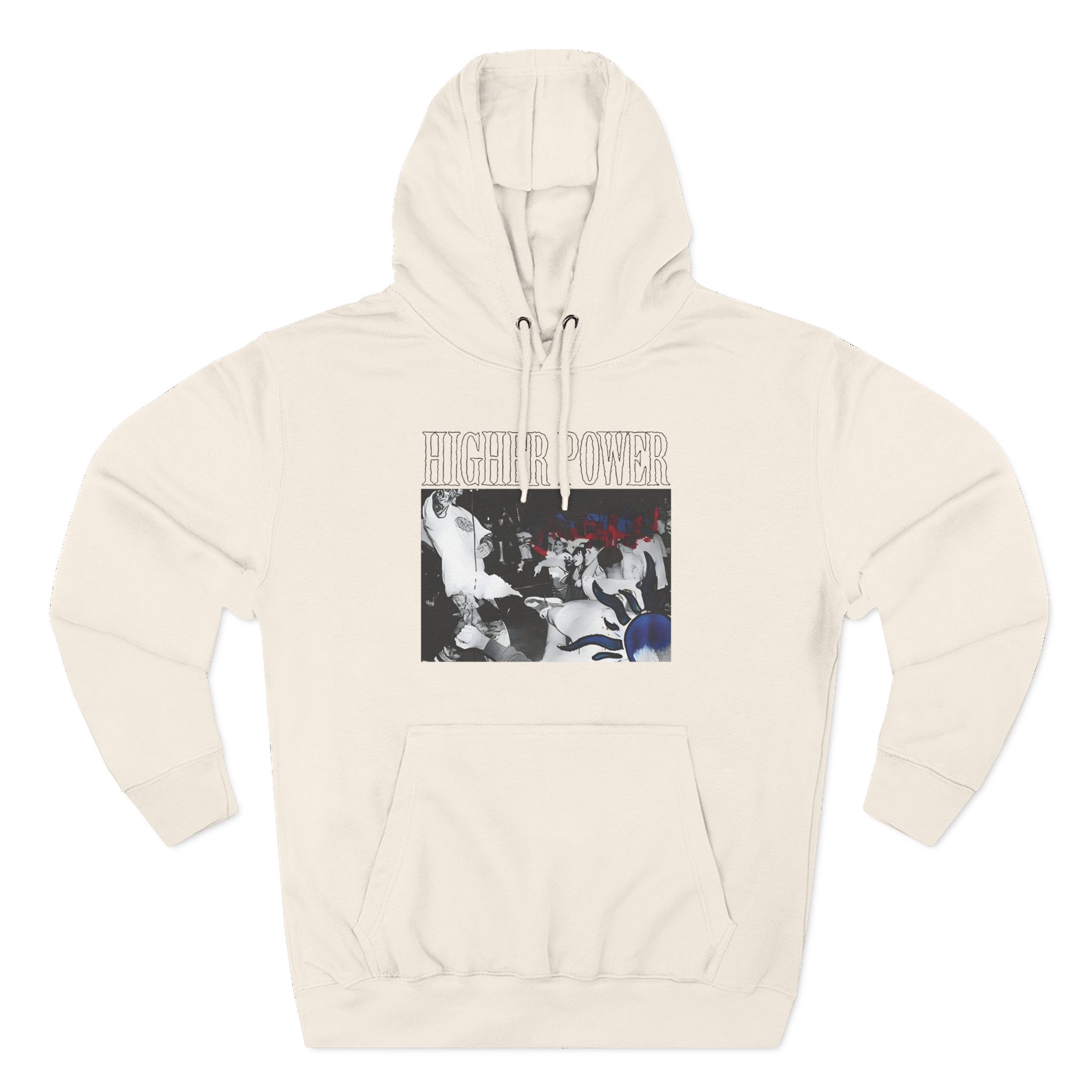 Higher Power Painted Photo Three-Panel Fleece Hoodie - Image 3