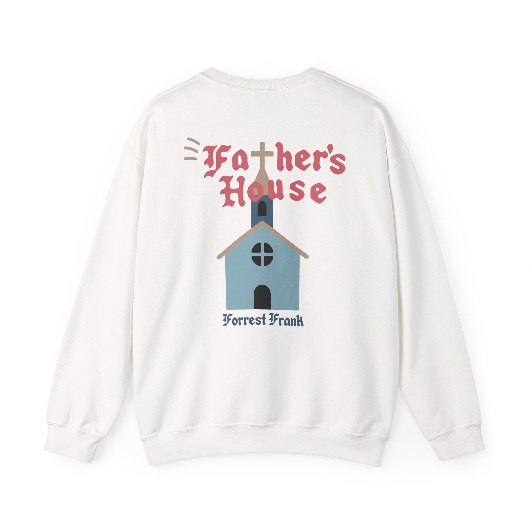 Forrest Frank Father's House Cream Unisex Heavy Blend™ Crewneck Sweatshirt - Image 4