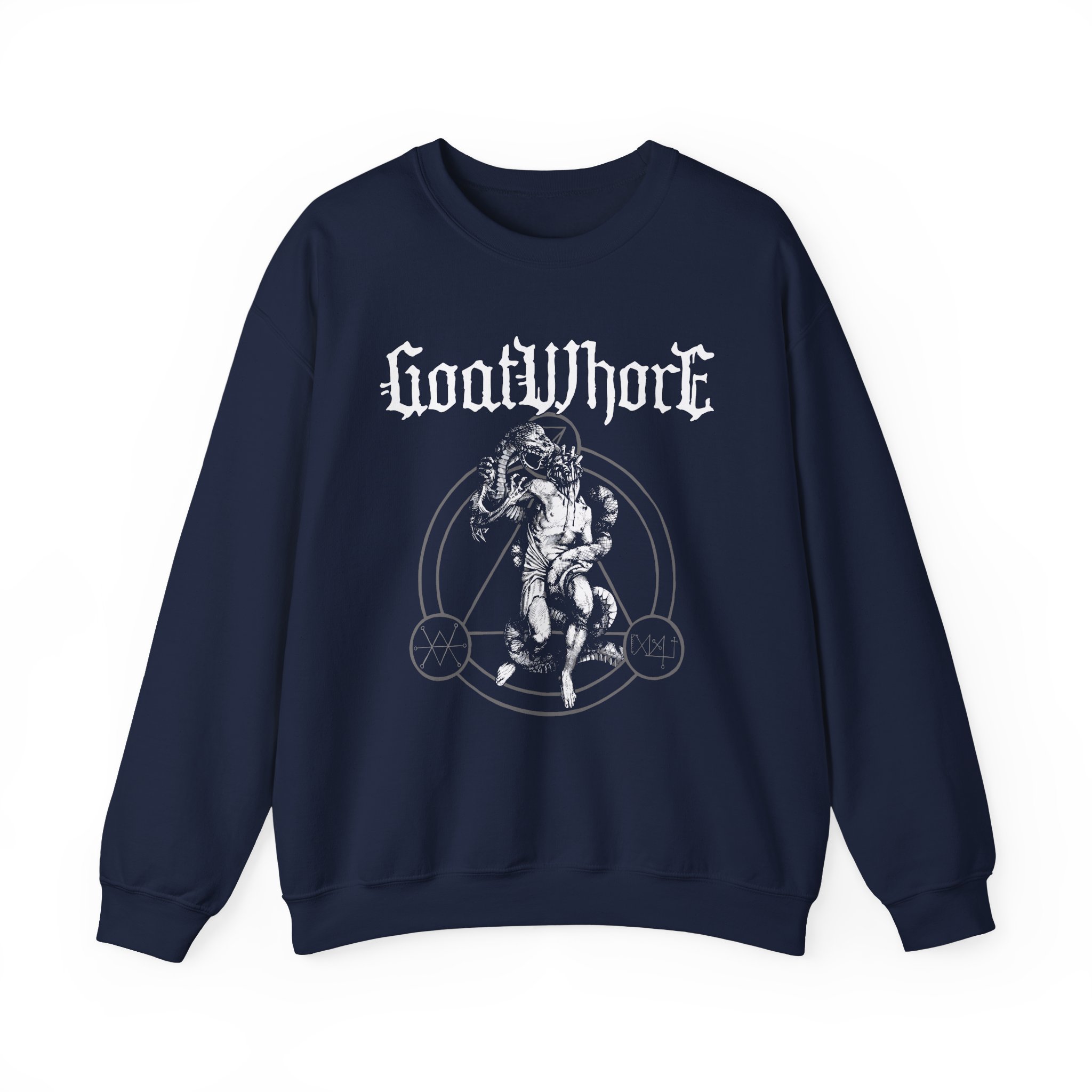 Goatwhore serpent Soul Unisex Heavy Blend™ Crewneck Sweatshirt - Image 5