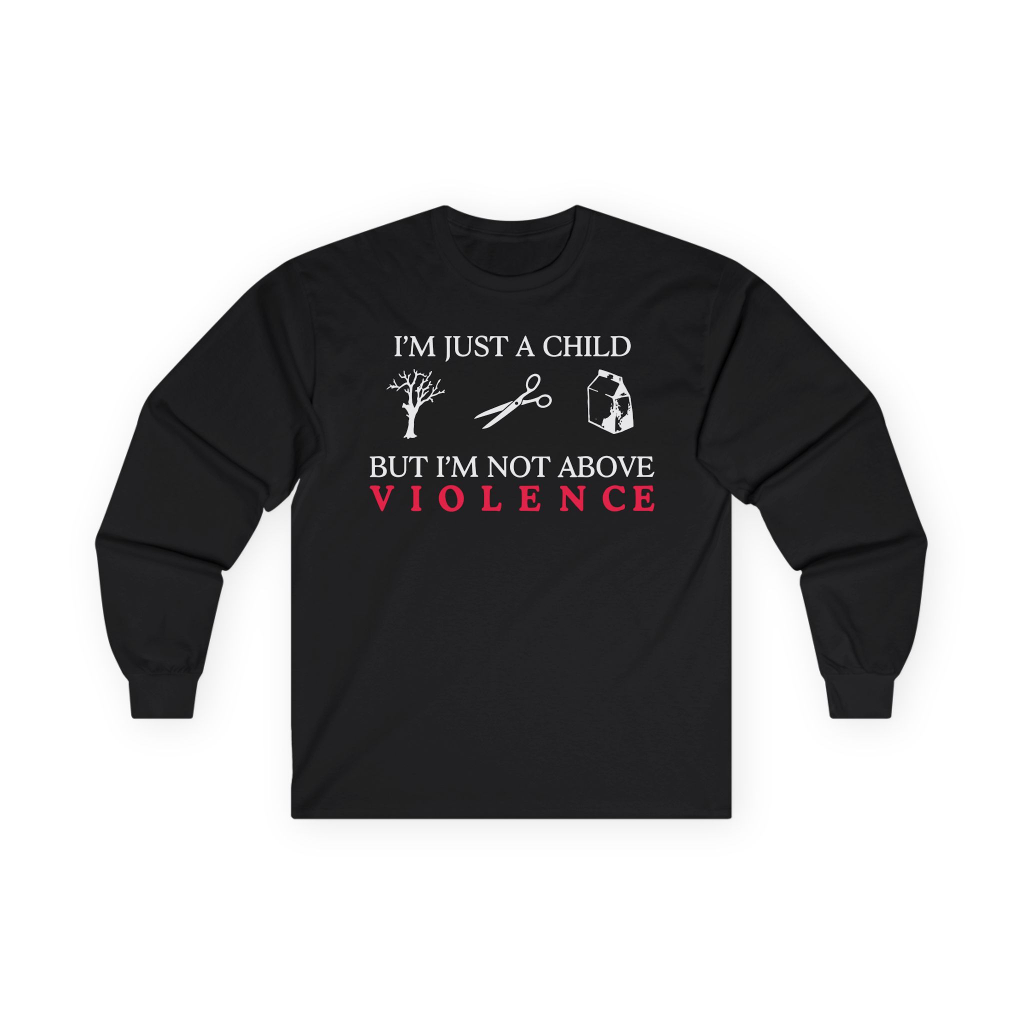 Ethel Cain Not Above Violence Unisex Ultra Cotton Long Sleeve Tee