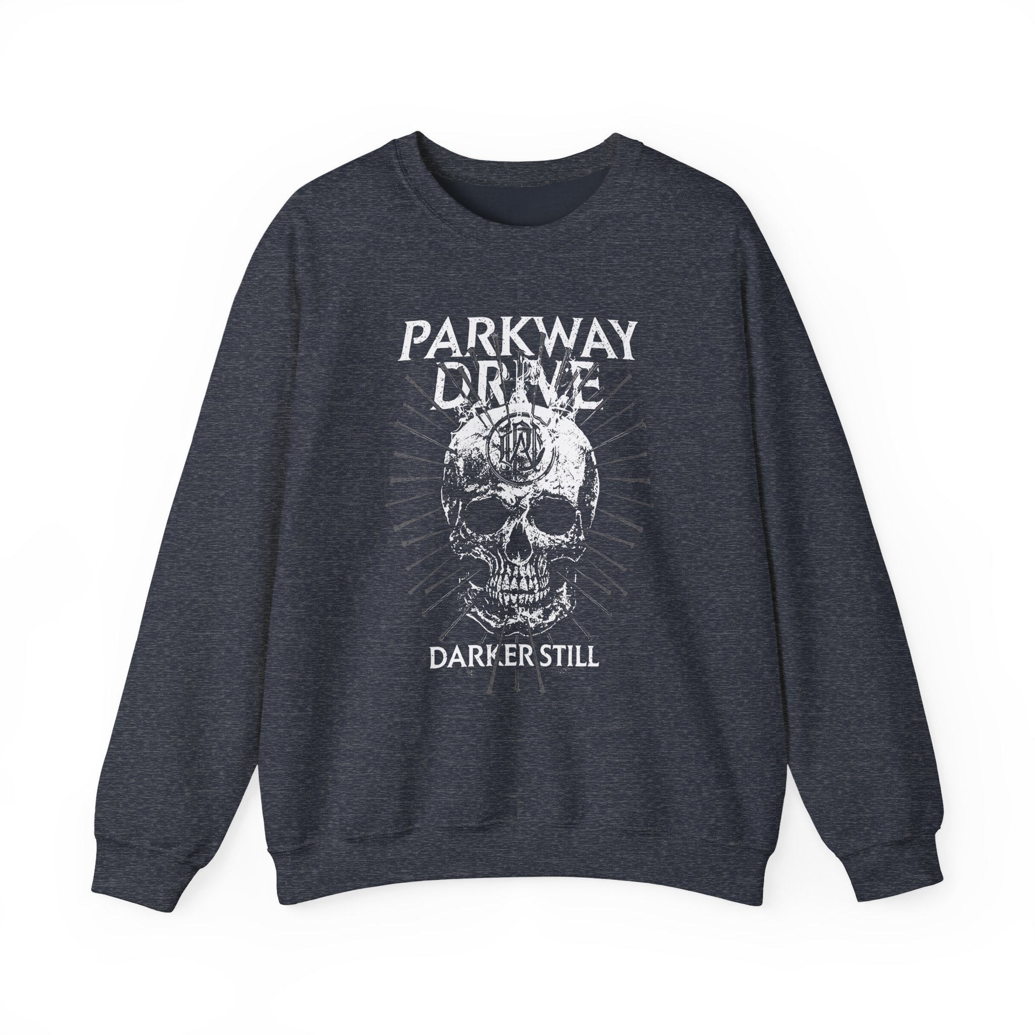 Parkway Drive Smoke Skull Unisex Heavy Blend™ Crewneck Sweatshirt - Image 9