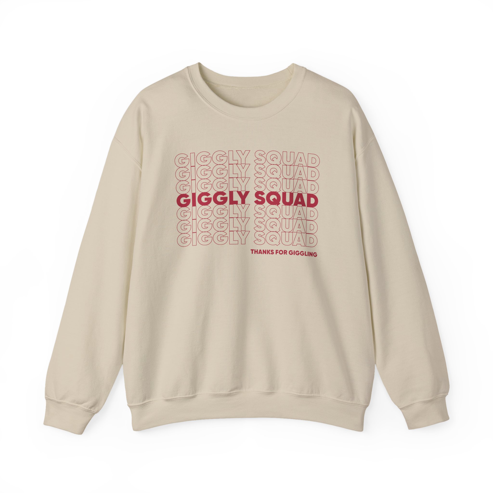 Giggly Squad Thank You for Giggling 2024-2025 Unisex Heavy Blend™ Crewneck Sweatshirt