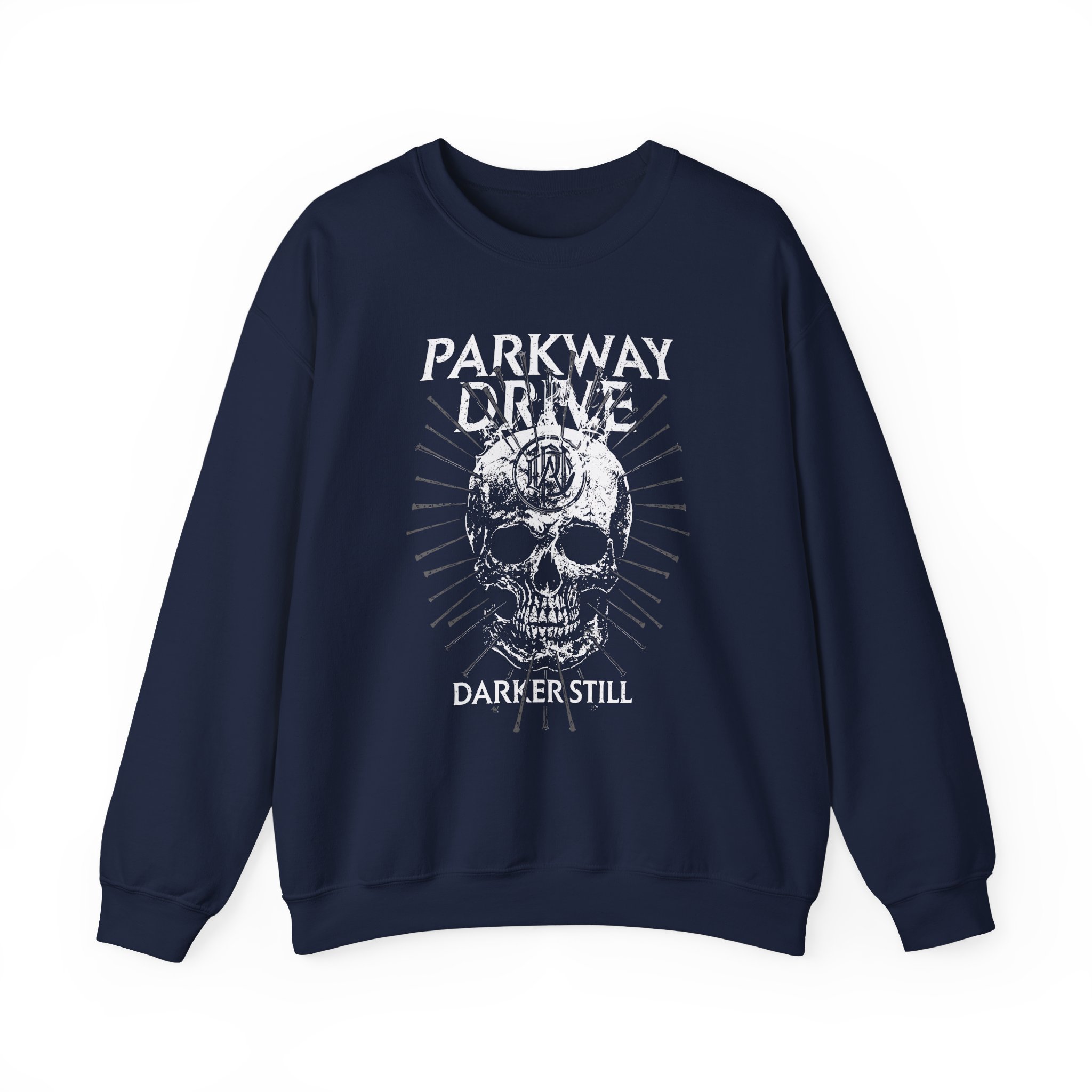 Parkway Drive Smoke Skull Unisex Heavy Blend™ Crewneck Sweatshirt - Image 13