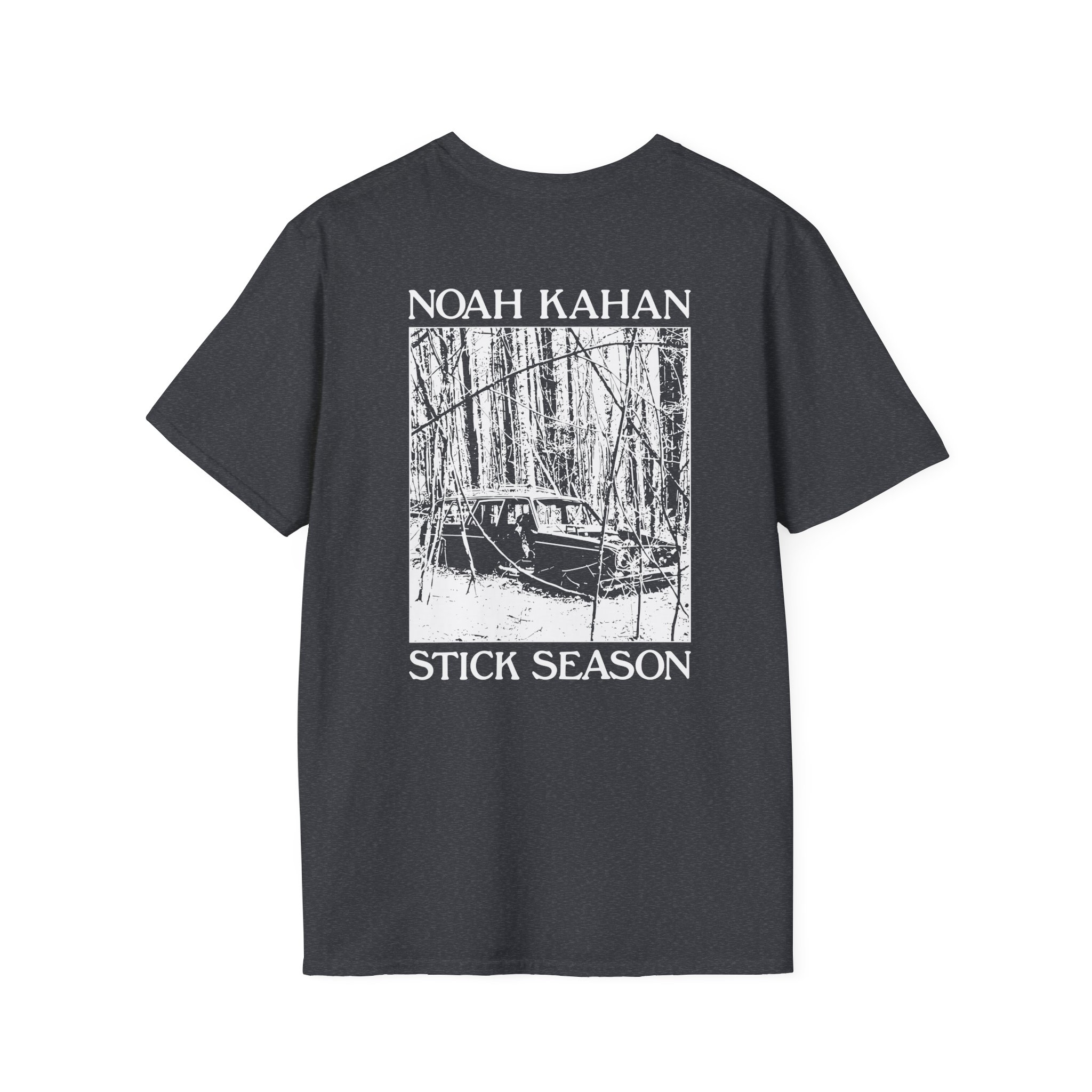 Noah Kahan Stick Season Blue Spruce Unisex Softstyle T-Shirt - Image 16