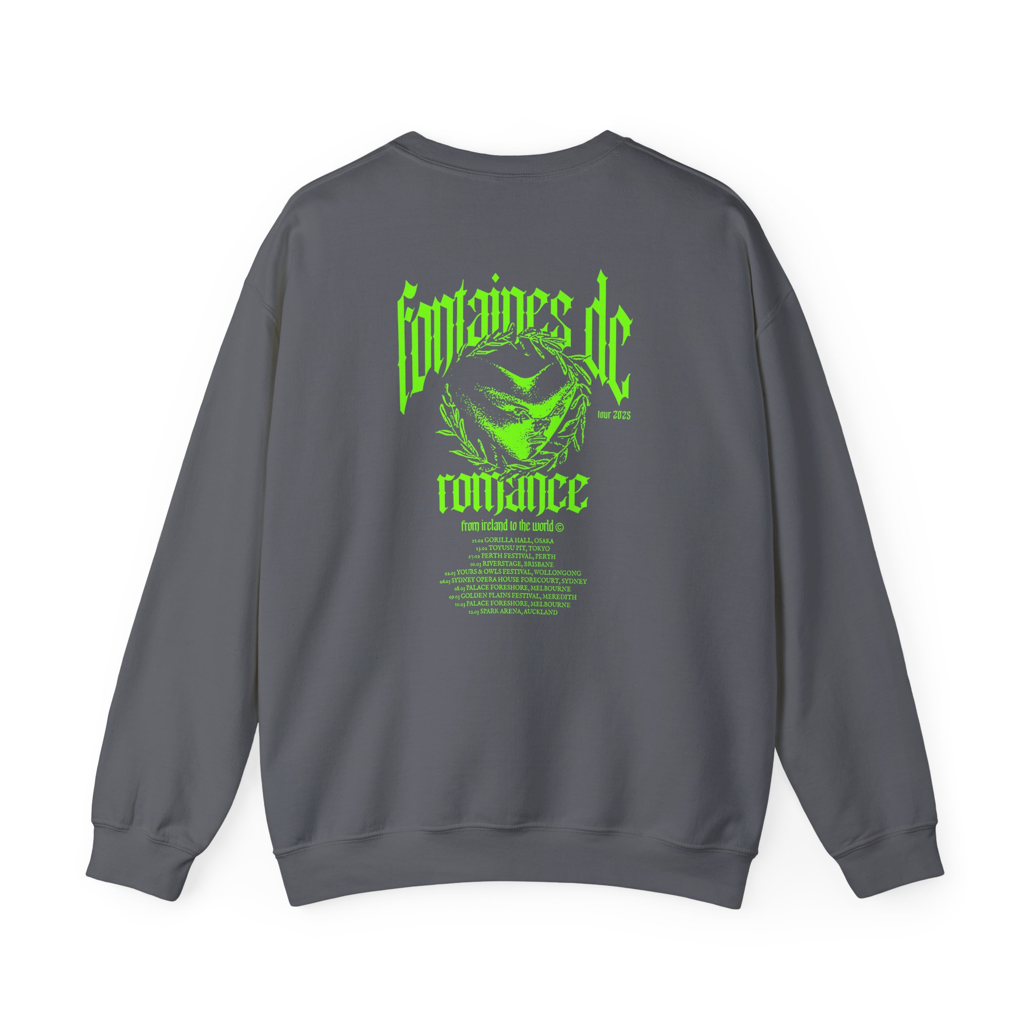 Fontaines D.C. Tour Unisex Heavy Blend™ Crewneck Sweatshirt - Image 12
