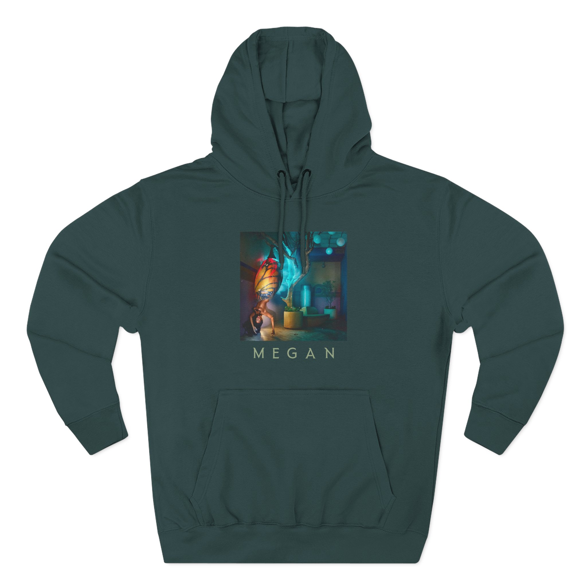 Megan Thee Stallion Butterfly Three-Panel Fleece Hoodie - Image 5