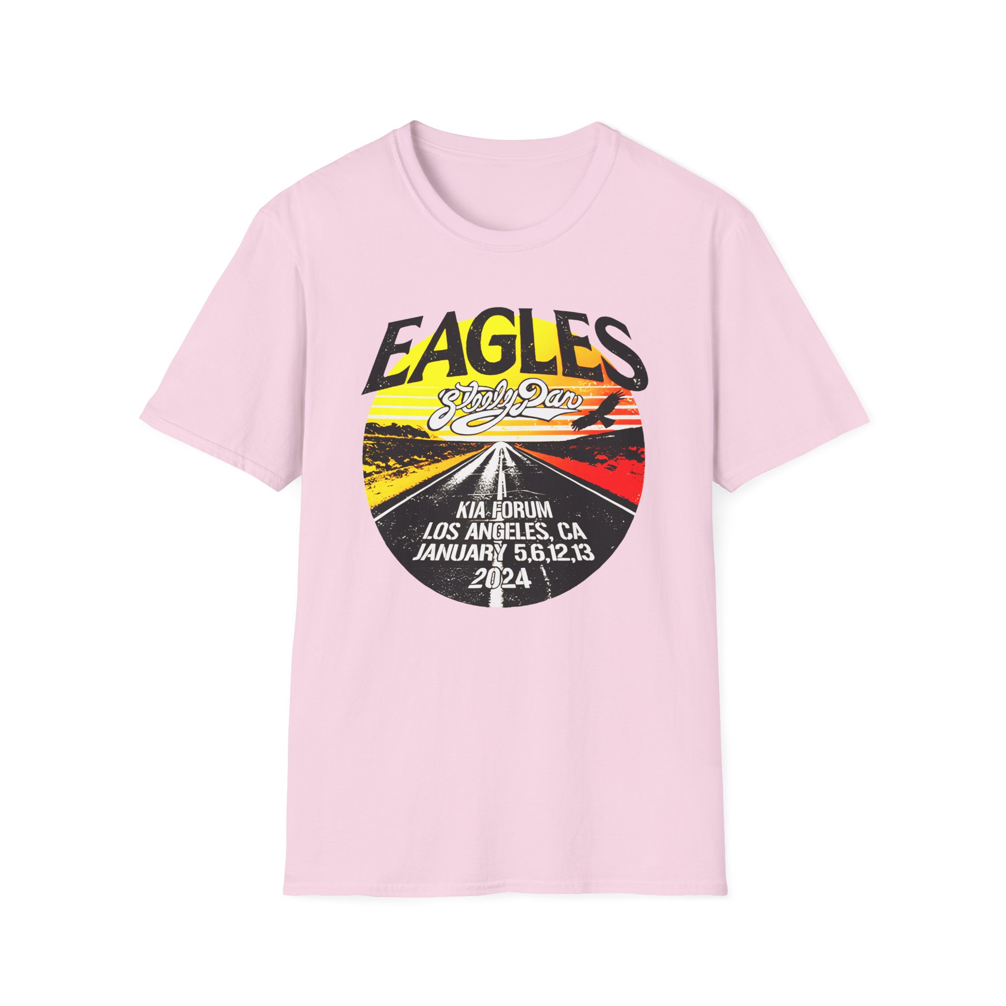The Eagles The Long Goodbye 2024 Tour Los Angeles Unisex Softstyle T-Shirt - Image 15