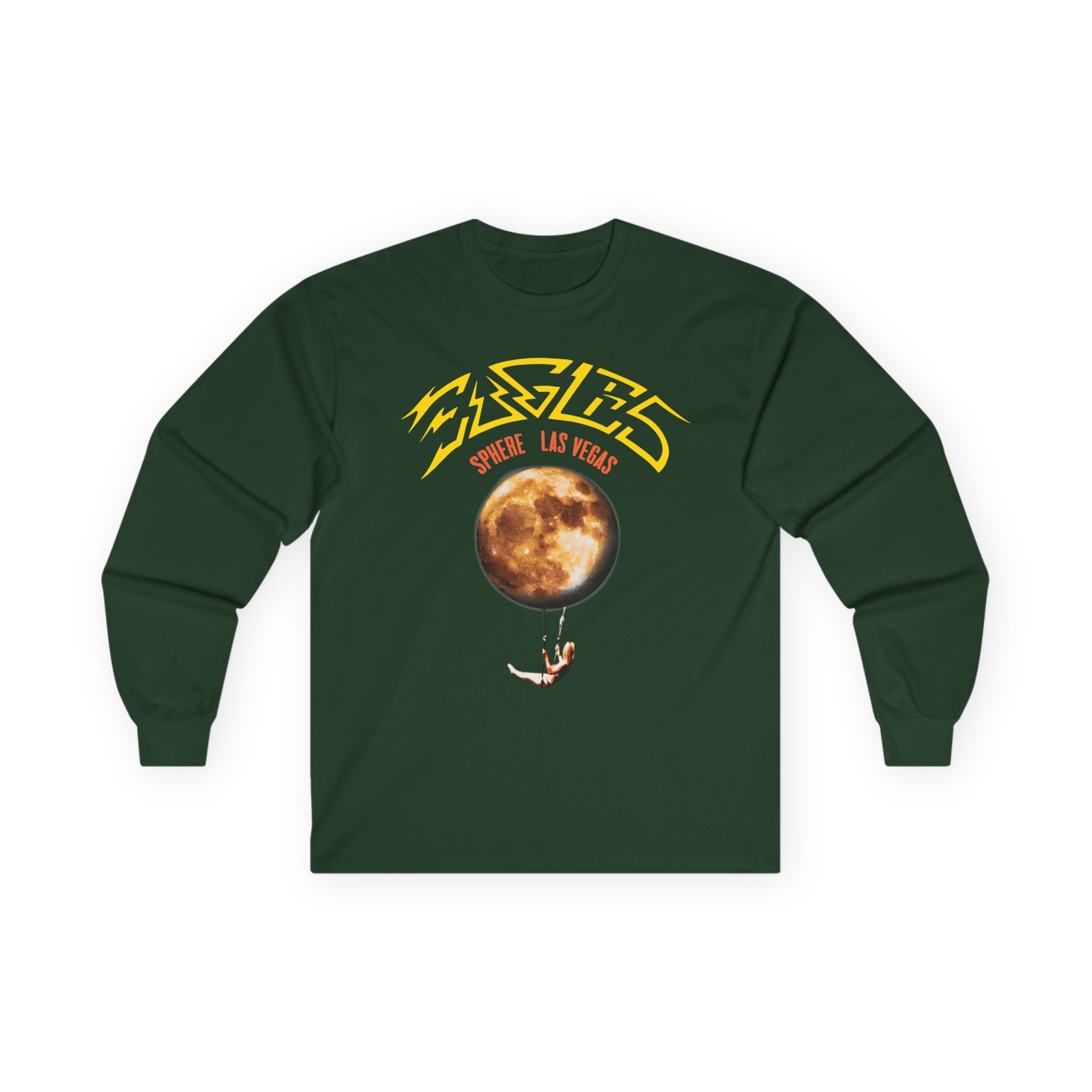 The Eagles Sphere Moon Trapeze Unisex Ultra Cotton Long Sleeve Tee - Image 7