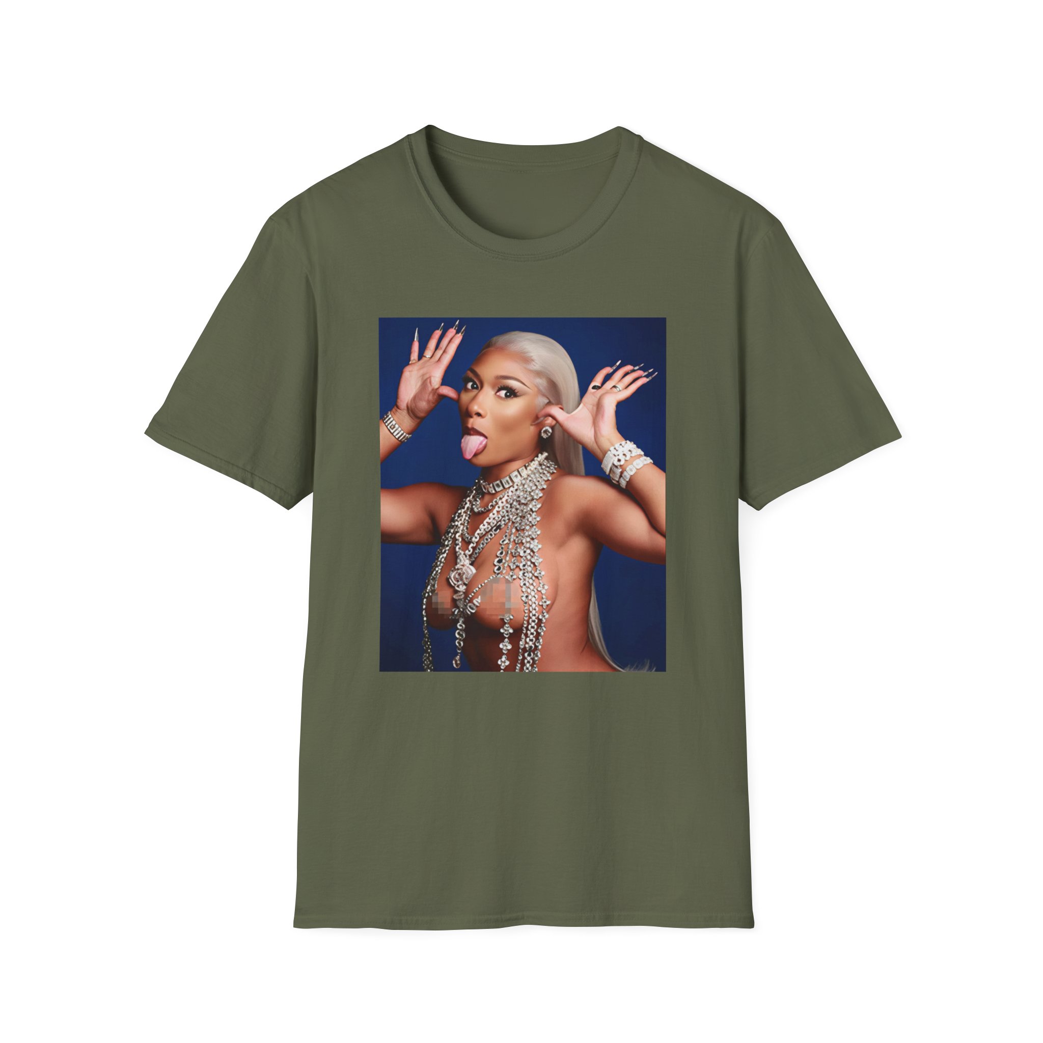 Megan Thee Stallion Hiss Tina Snow Unisex Softstyle T-Shirt - Image 9
