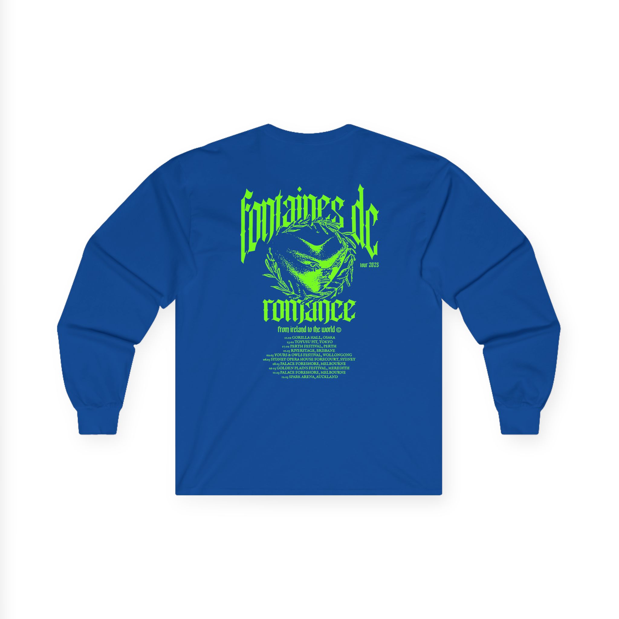 Fontaines D.C. Tour Unisex Ultra Cotton Long Sleeve Tee - Image 10